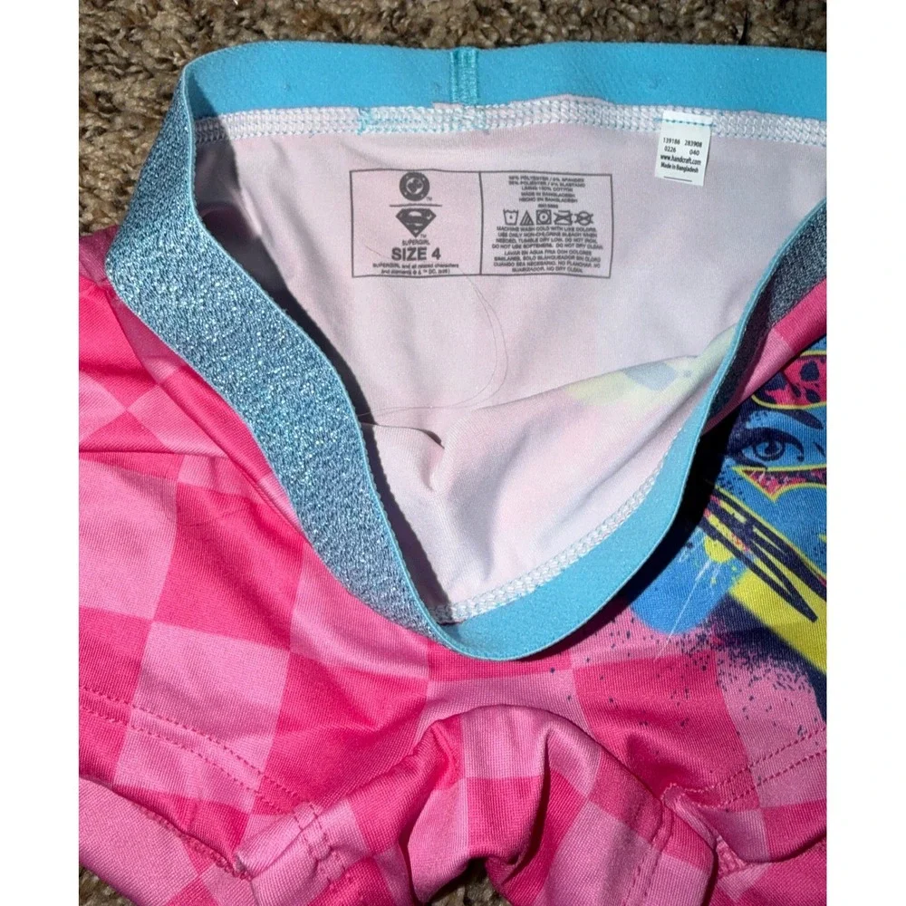 DC Comics Girls Supergirl 4 Pack Girl Shorts Underwear (NWT) Size 4